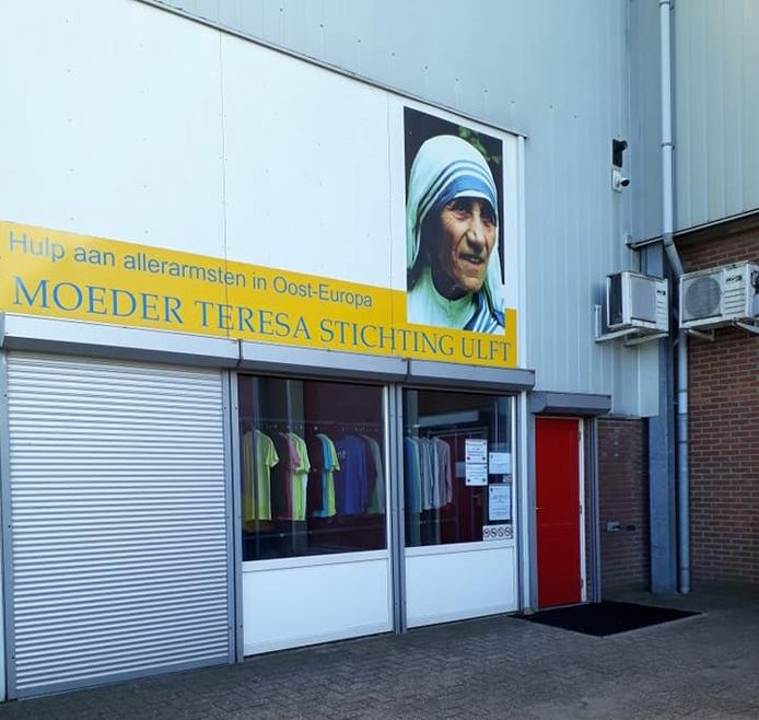 De winkel van de Moeder Teresa Stichting in Ulft.
