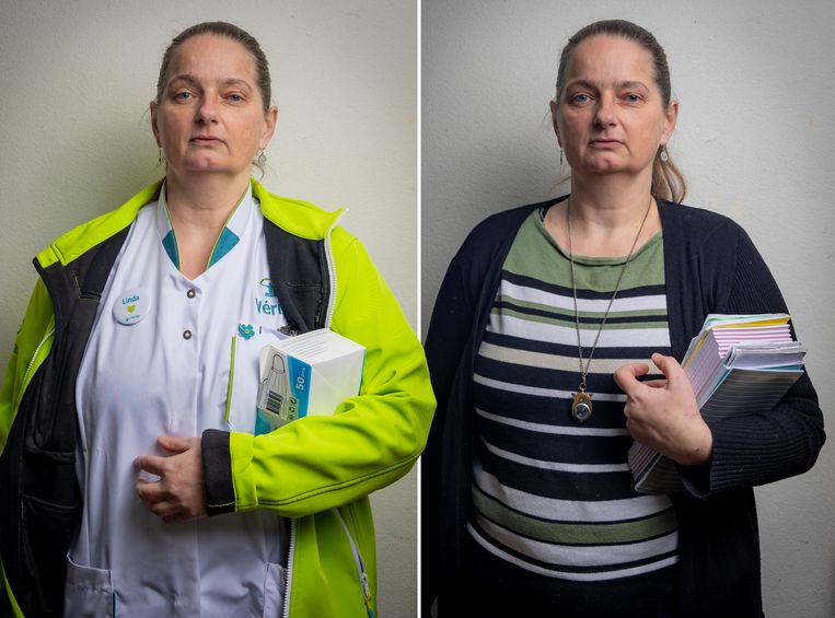 Linda Oosterveen heeft zich laten omscholen van wijkziekenverzorgende tot onderwijsassistent. Ze dacht in een gespreid bedje te belanden. Beeld Rob Voss