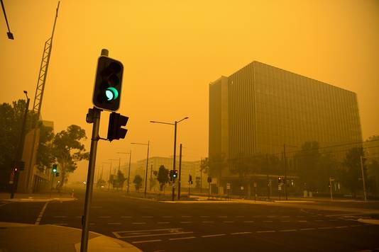 De luchtkwaliteit boven Canberra is momenteel de slechtste ter wereld.