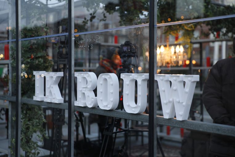 Rouwinstallatie, Mercatorplein. Beeld Sophie Saddington