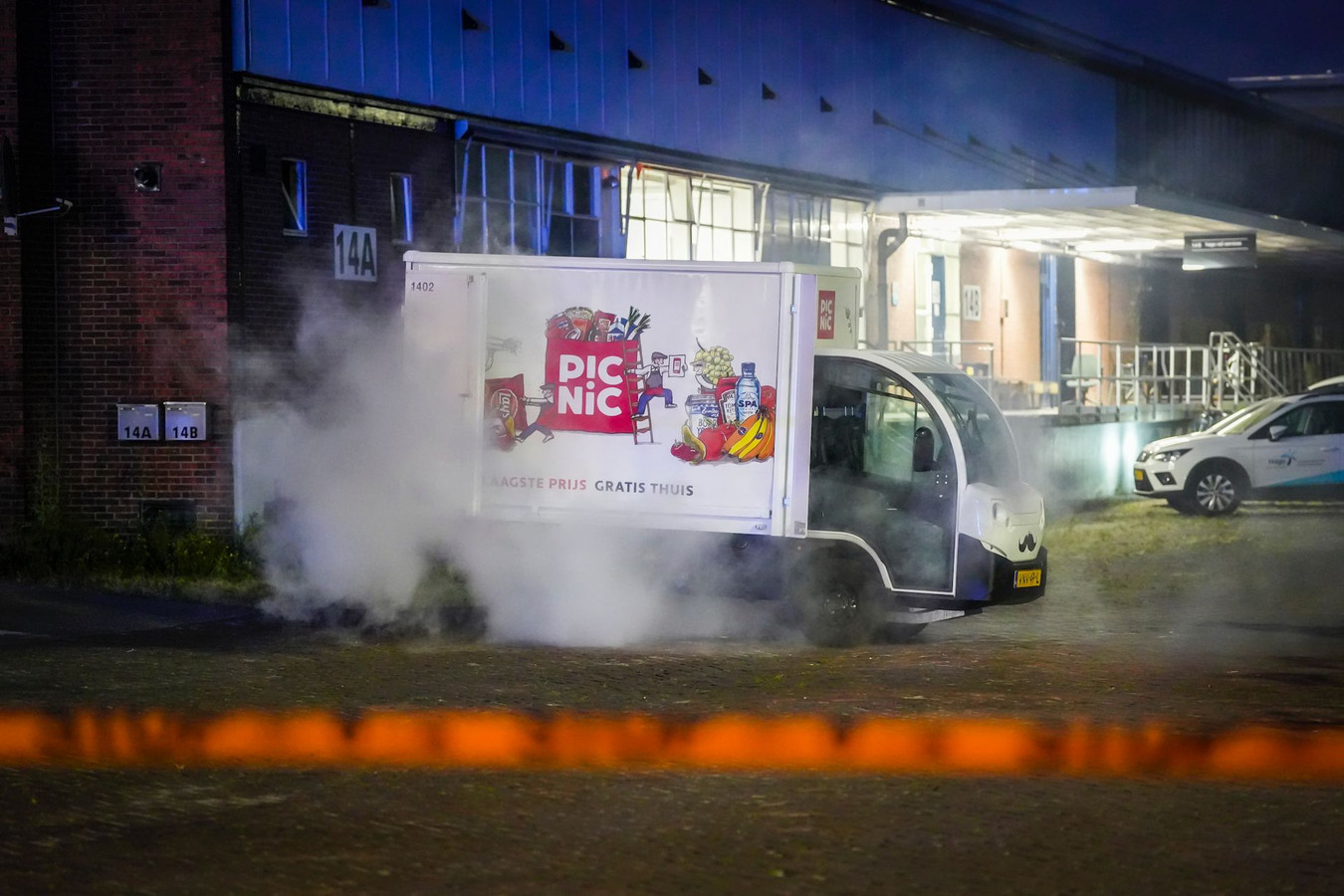 Spontane brand in in Eindhoven Foto AD.nl