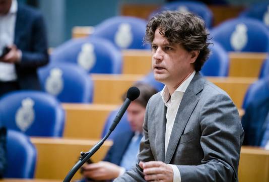 Henri Bontenbal (CDA), tijdens een debat in de Tweede Kamer.