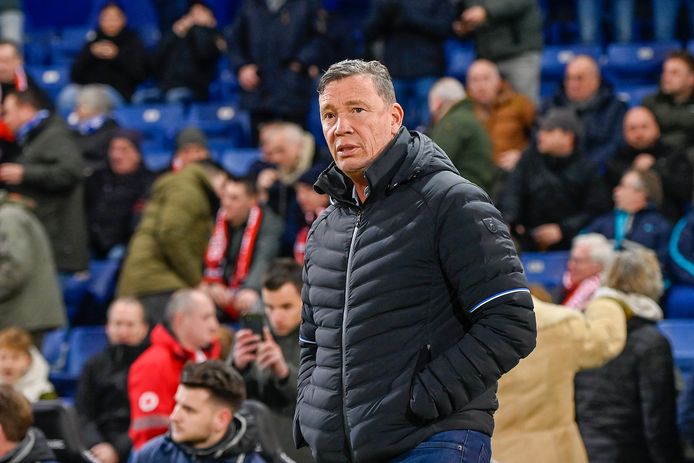 De Treffers-trainer Leeroy Echteld op De Vijverberg in Doetinchem.