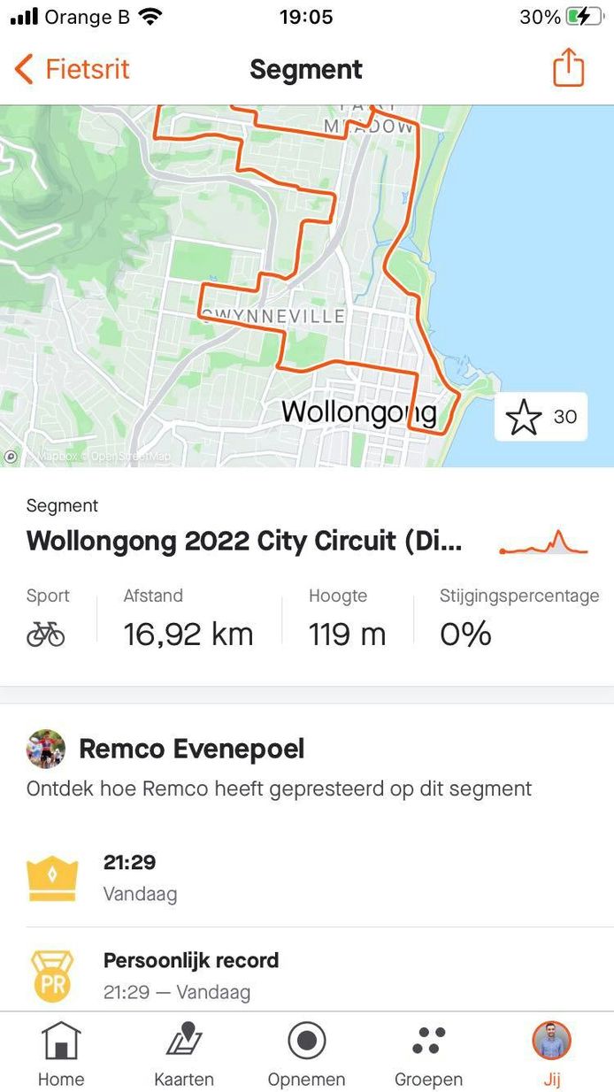 Strava Remco Evenepoel