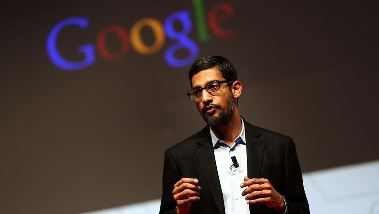 Google-CEO Sundar Pichai. Beeld anp