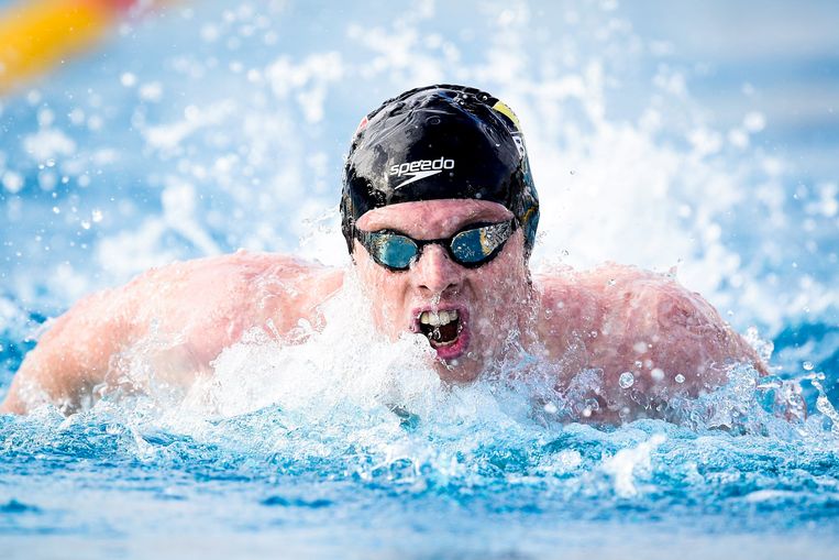 Zwemmer Louis Croenen is reeds geplaatst voor Tokio. Beeld Photo News