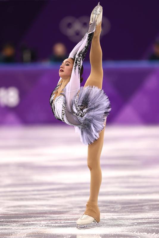 Kunstschaatsster Alina Zagitova.