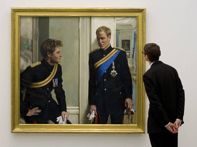 Waarom het portret van prins Harry en prins William werd verwijderd uit nationale Britse galerij