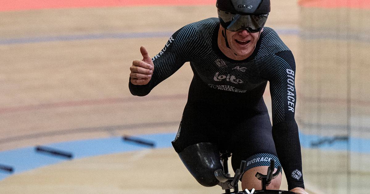 Paralympiër Ewoud Vromant 38 Fietst 46 Kilometer In één Uur En Heeft Nieuw Wereldrecord Beet