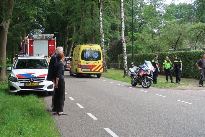 Ongeval met steiger in Waalre.