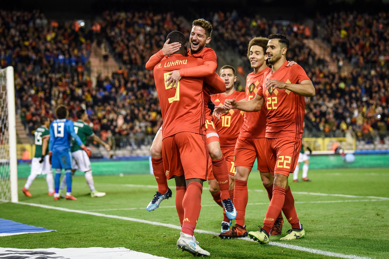 Rode Duivels Scoorden Nooit Zo Vaak Als Onder Martinez Foto Hln Be