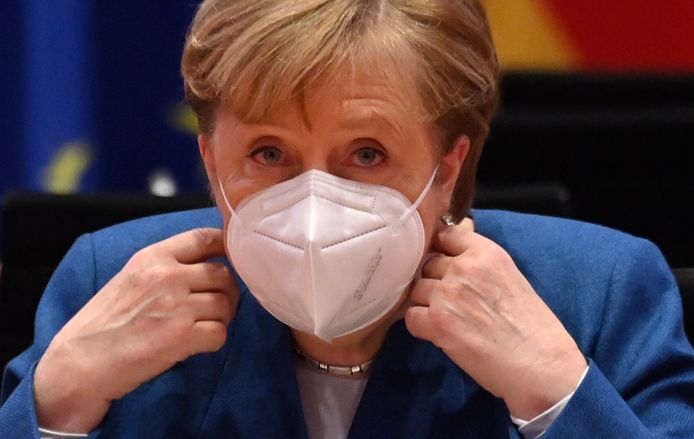 De Duitse bondskanselier Angela Merkel
