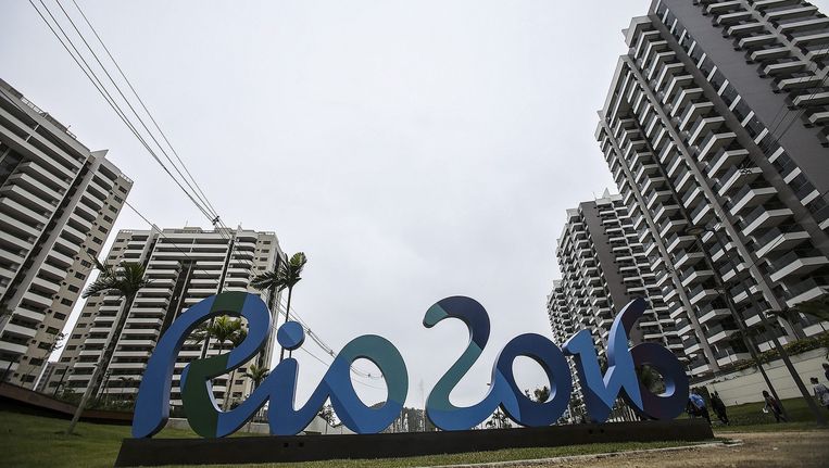 Het olympisch dorp in Rio. Beeld epa