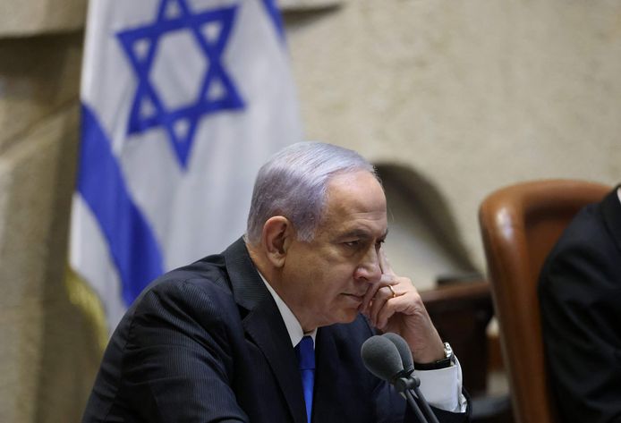 De Israëlische ex-premier Netanyahu