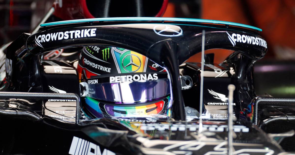 Lewis Hamilton fa una dichiarazione in Qatar con il casco arcobaleno, l’incidente di Verstappen in Brasile non ottiene la coda della F1
