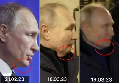 Opnieuw veel speculaties over dubbelgangers Poetin: 