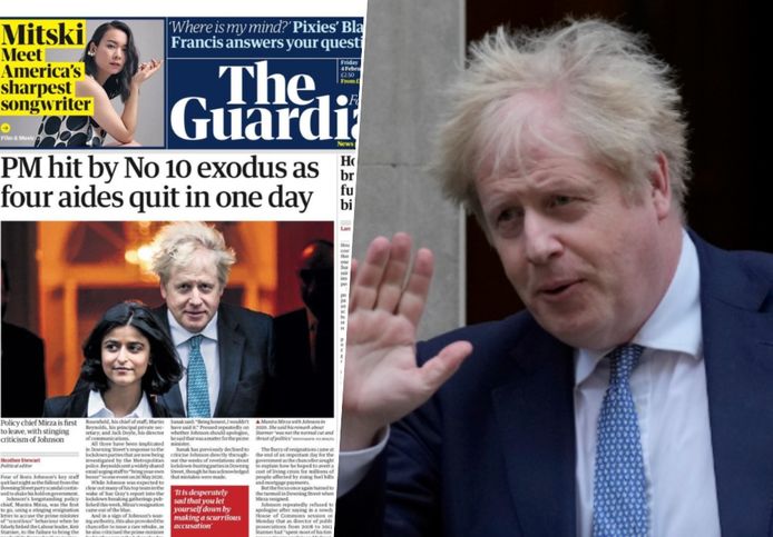De Britse pers is bijzonder scherp voor premier Boris Johnson.
