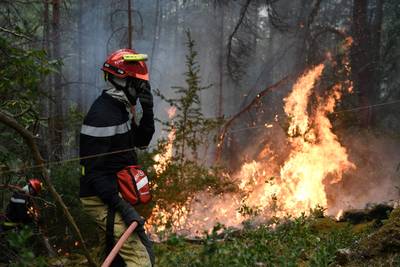 Reprise “virulente” des incendies en Aveyron: au moins 1.000 personnes évacuées