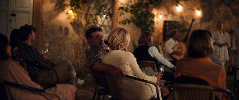 Still uit Speak No Evil. Van Huêt over de film: ‘Ik heb getwijfeld toen ik het scenario las: heb ik zin om zo’n film met kinderen te draaien?’  Beeld Erik Molberg