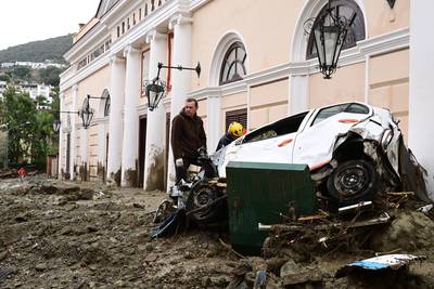 Au moins 12 disparus après un glissement de terrain provoqué par de fortes pluies en Italie