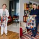 Met veelkleurige lapjesrokken ruimden vrouwen de scherven van de oorlog op