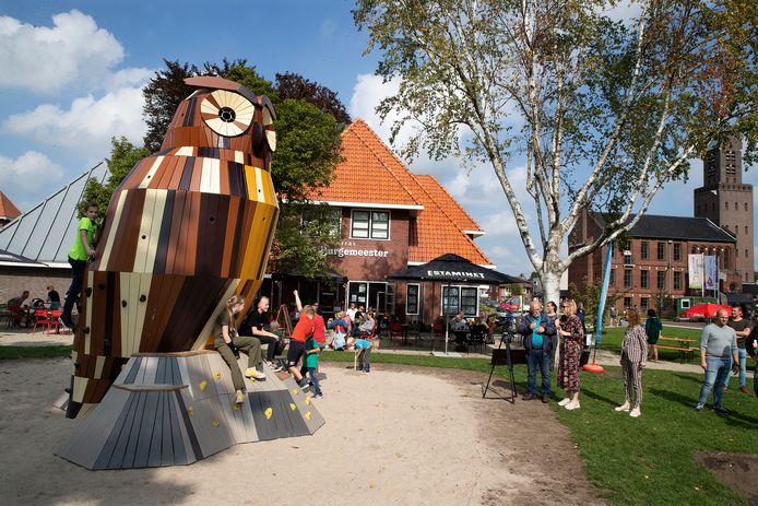 Het Vrijheidspark in Winterswijk wordt zondagavond omgetoverd tot festivalterrein. Archieffoto Theo Kock
