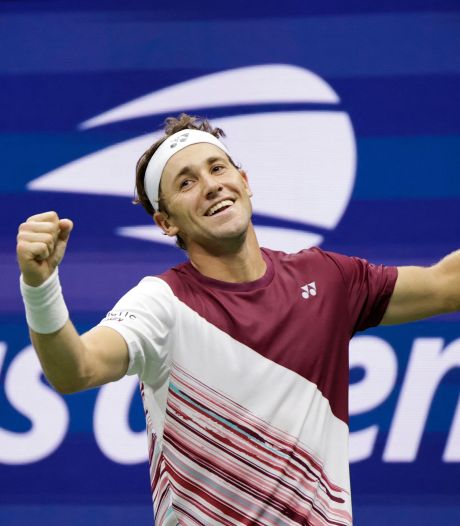 Casper Ruud eerste halvefinalist op US Open na overtuigende zege op Matteo Berrettini