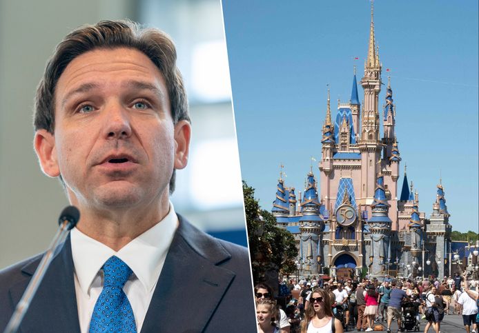 Il governatore della Florida Ron DeSantis è coinvolto in un'aspra battaglia con la Disney, il principale datore di lavoro dello stato.