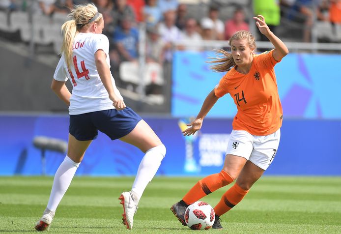 Victoria Pelova, doelpuntenmaker namens Nederland.