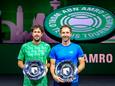 Robin Haase (l) en Matwé Middelkoop pakten vorig jaar de titel in Rotterdam.
