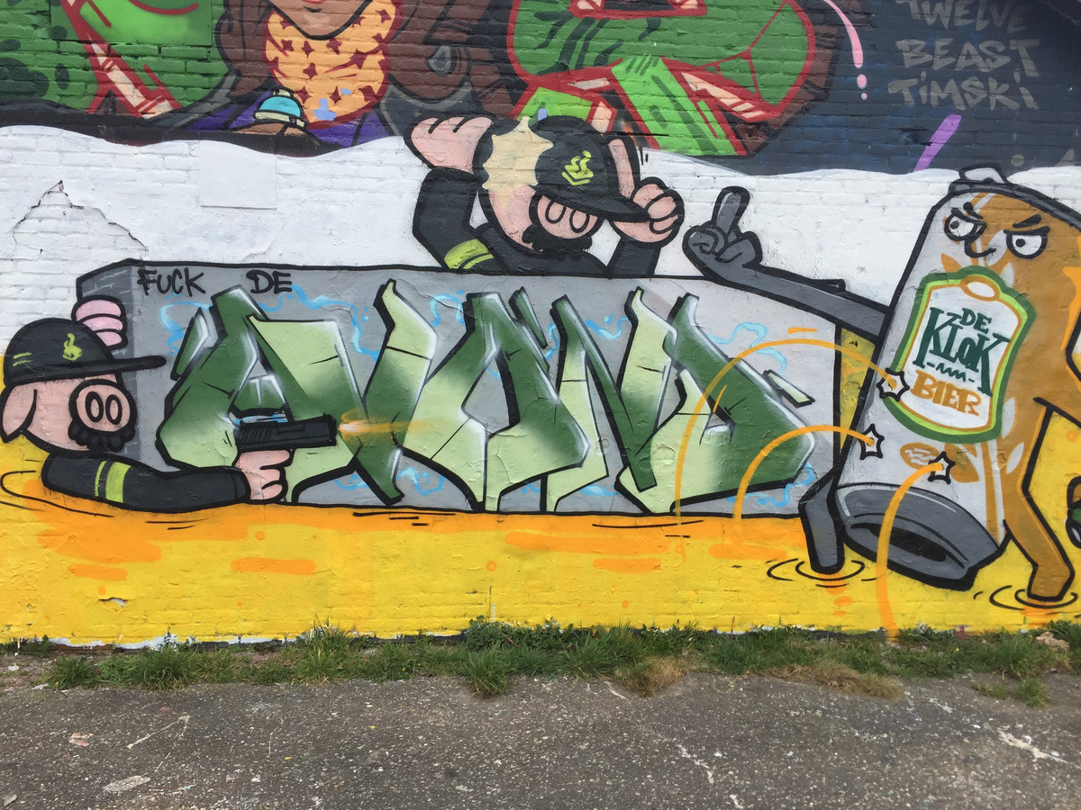 Dit Is Het Domein Van De Graffitispuiters Welkom n De Parallelweg In Hengelo Foto Tubantia Nl