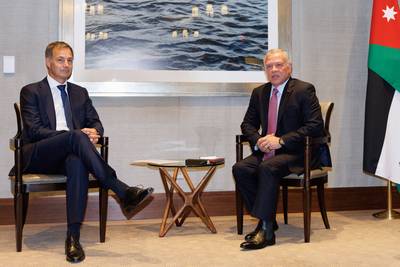 De Croo meets Jordanian king in New York