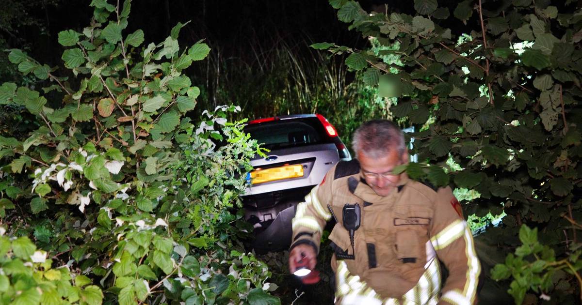 Auto gevonden in de bosjes in De Krim, eigenaar spoorloos