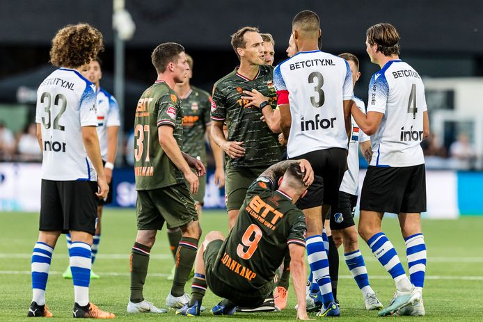 Frustratie bij Willem II, dat de tweede tik op rij heeft gekregen in de Keuken Kampioen Divisie.