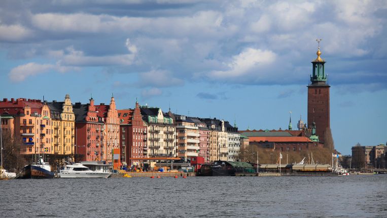 Stockholm, het jaarlijkse decor van de bekendmaking van de Nobelprijzen. Beeld thinkstock