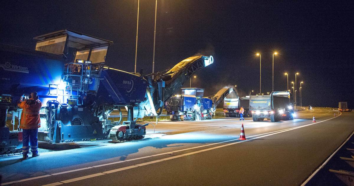 Lange files op A12, A15 én A50 door uitgelopen nachtelijke werkzaamheden en ongelukken.