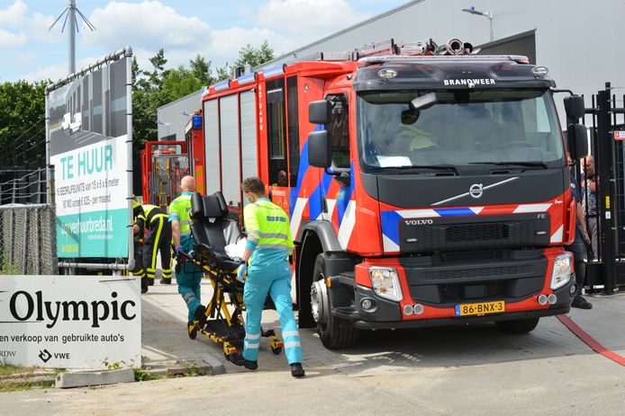 Persoon gewond bij brand in Breda.