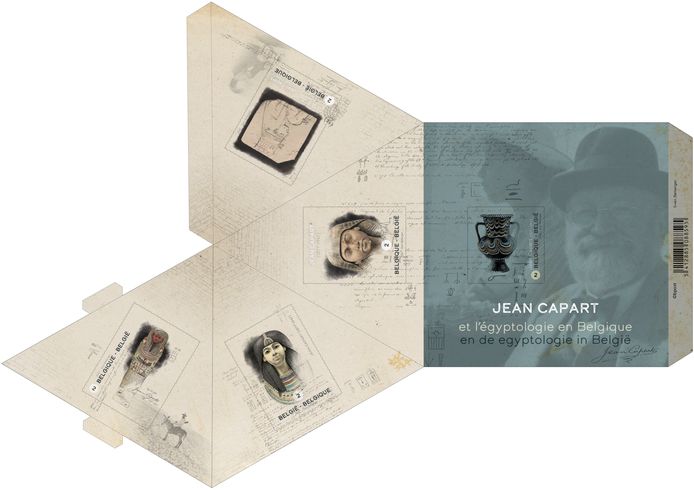 Jean Capart et l'égyptologie à l'honneur sur les timbres en 2022