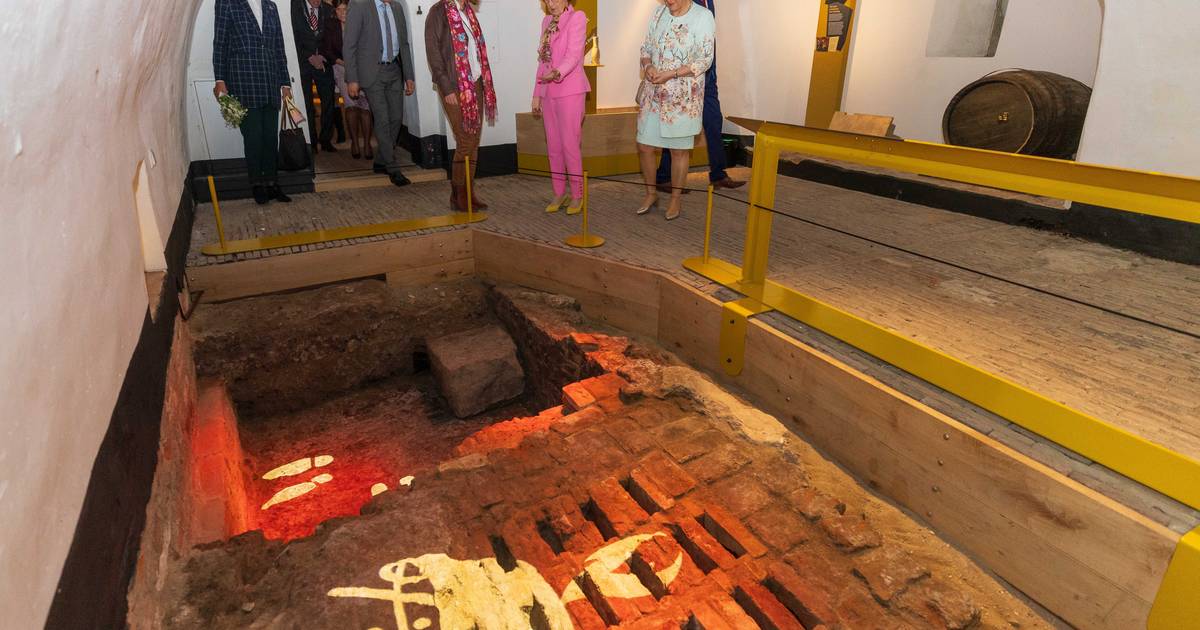 Scherven vertellen het nieuwe verhaal van kasteel Ammersoyen; prinses Margriet bij opening