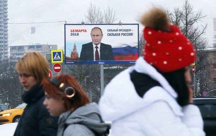 Dat Vladimir Poetin zichzelf als president zal opvolgen geldt als zeker, echte uitdagers zijn er niet.