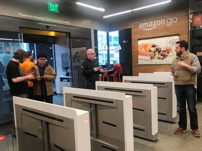 Amazon opent deuren van slimme supermarkt in Seattle