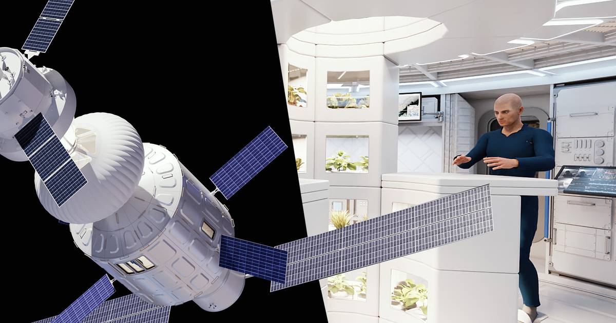 look.  Three floors, a conservatory and a gravity platform: Airbus unveils a futuristic new space station |  Sciences