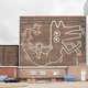 ‘Groovy zeebeest’ van Keith Haring komt na dertig jaar weer tevoorschijn in Amsterdam