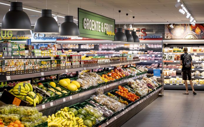 2020-09-16 08:49:37 CULEMBORG - Interieur van een filiaal van supermarktketen Aldi. ANP KOEN VAN WEEL