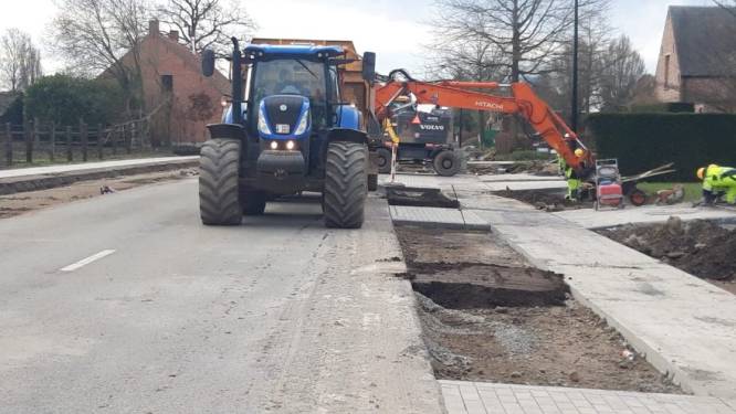 Einde van werken in zicht: begin april wordt Vooreel-Moleneinde geasfalteerd