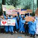 Ziekenhuispersoneel staakt: ‘We redden elke dag een leven, nu is het tijd om wat terug te geven’