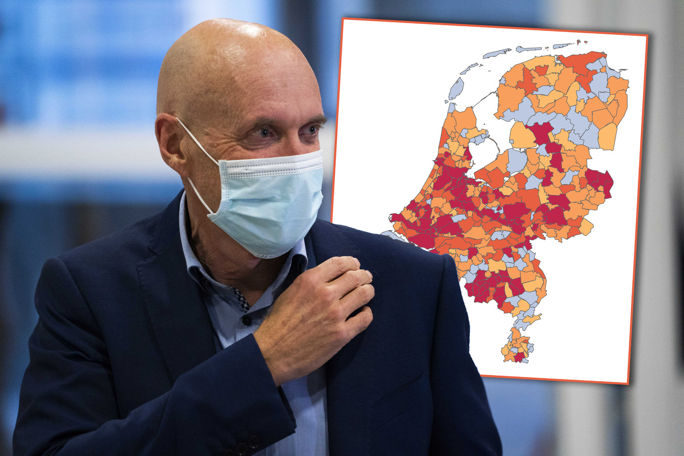 Oost Nederland Kleurt Langzaam Donkerrood Op De Coronakaart Meer Besmettingen In Flevoland En Noord Oost Gelderland Foto Destentor Nl