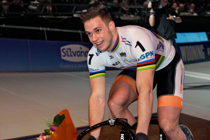 Luyksgestelnaar Harrie Lavreysen rijdt teamsprint bij WK ...