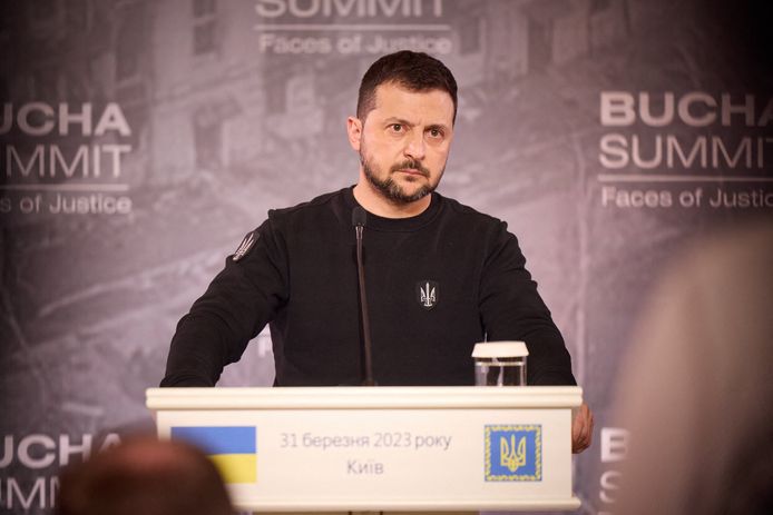 Le président ukrainien, Volodymyr Zelensky.