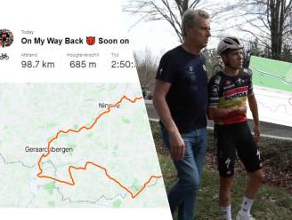“On my way back”: Remco Evenepoel voor het eerst terug op de fiets na zware val in het Baskenland